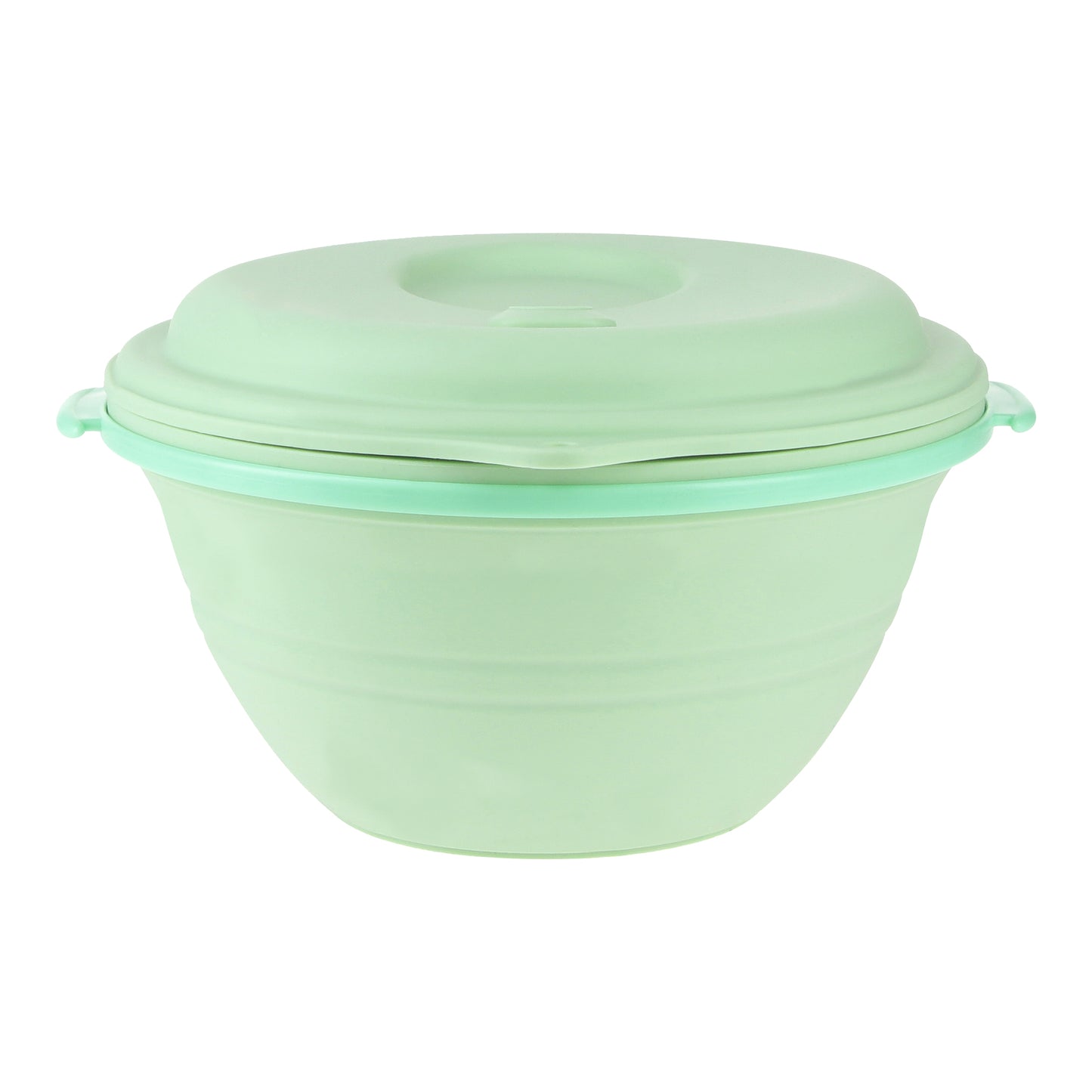 Green reusable bowl collapsible