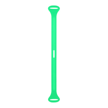 Green silicone strap for lunch box