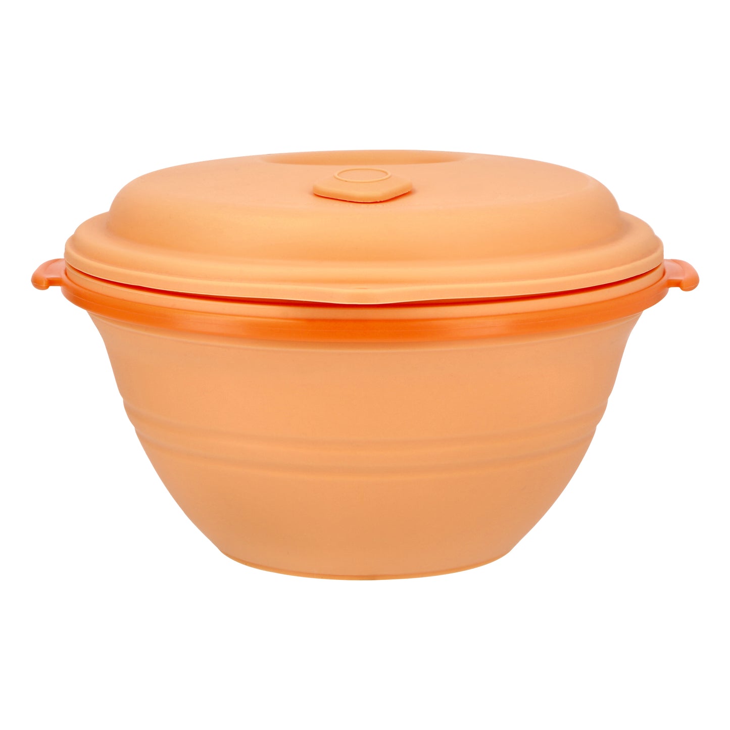 Orange reusable bowl collapsible